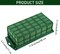 12 Packs Floral Foam Cage Rectangle Flower Cage Holders with Floral Foam Floral Arrangement Supplies for Fresh Flowers, Home Weeding Decorations, 11.8 x 4.3 x 3.1 Inches